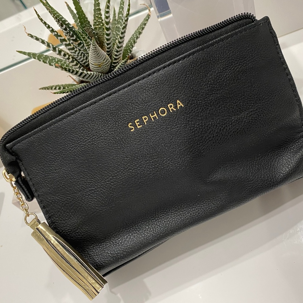 Sephora Black Makeup Bag